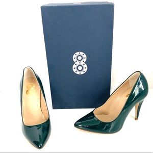 8 by Yoox Vernice patent-leather pumps - BNIB